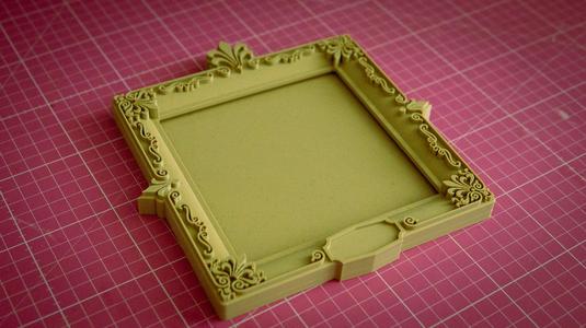 Baroque Picture Frame Square 13 x 13 cm (5.1 x 5.1) inches