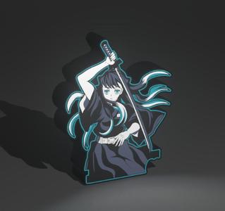 Tokito Muichiro demon slayer lightbox / Tokito Muichiro guardian of the night light box