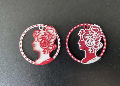 art deco earrings / secesni nausnice