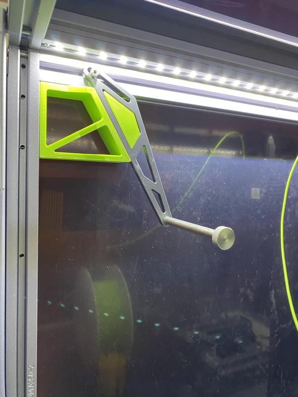 Filament arm mount for Snapmaker 2.0 enclosure (A350/F350)