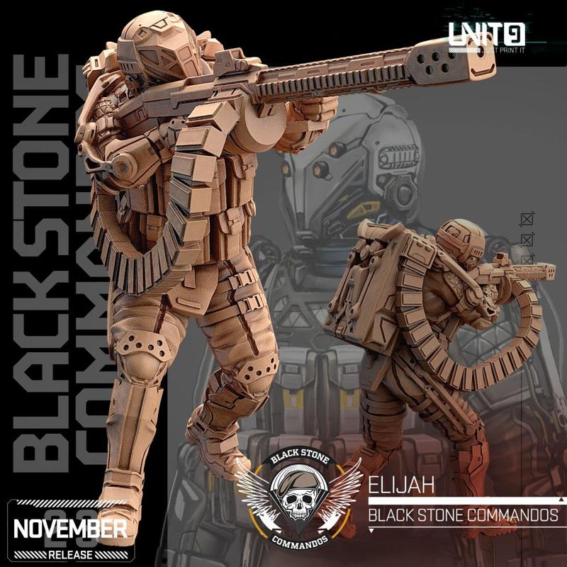 Cyberpunk - Elijah - Black Stone Commandos