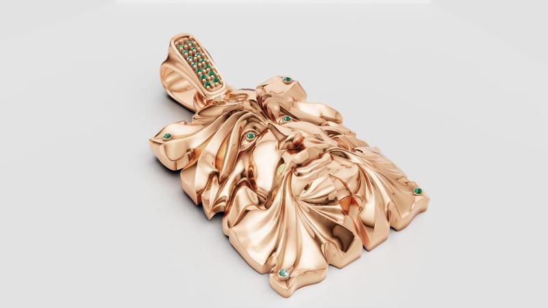 SQUAR FACES PENDANT  3d printable model