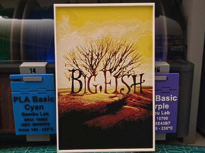 Big Fish Movie Poster - Hueforge Art