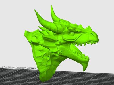 Fierce Dragon Head