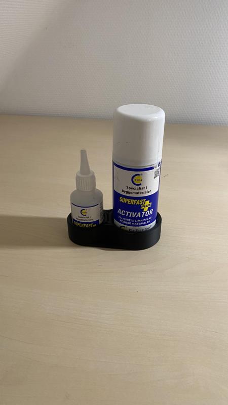 Superglue + Activator stand