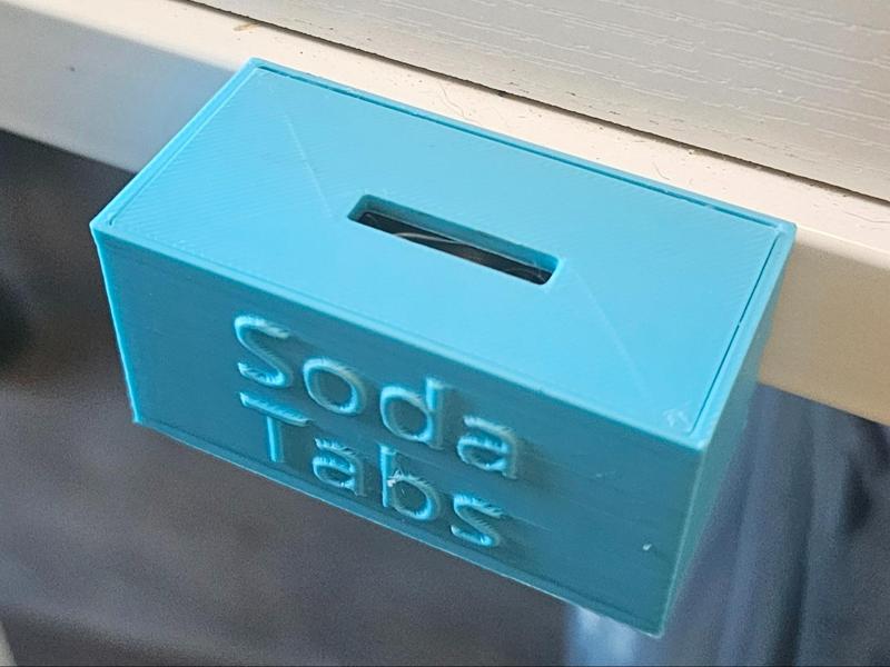 Magnetic Soda Tab Holder