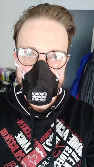 COVID-19 MASK REMIXED, Better breathing + head-strap