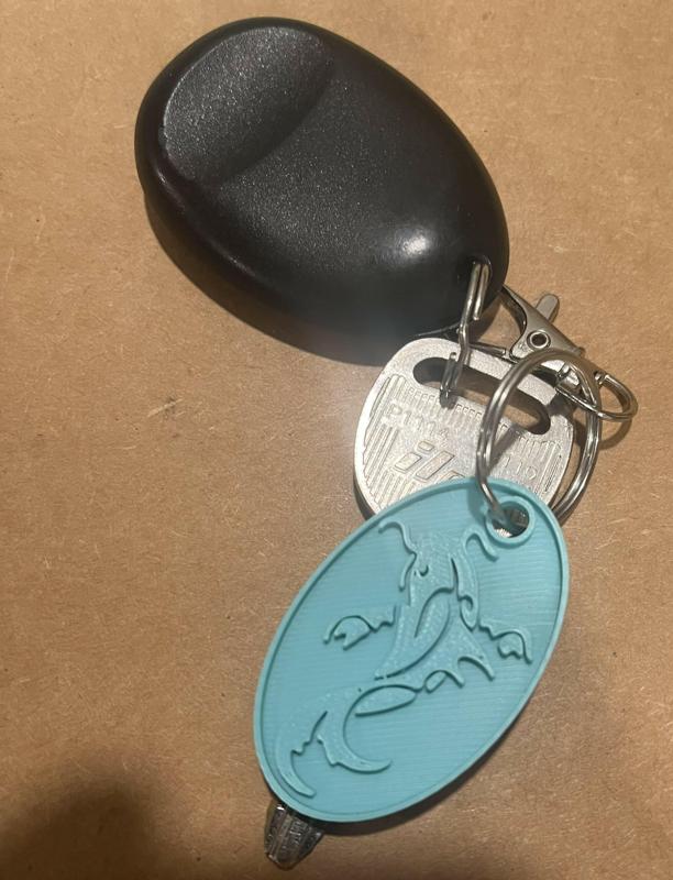 Koi Fish Keychain