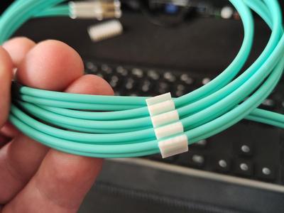 OM3 Fibre optics LC cable comb 10x2