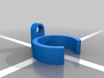 1" Hose Clip w/ 90° Screw Mount