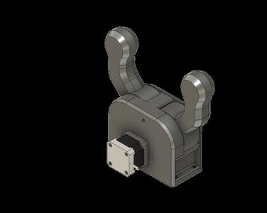AMBU actuator driven by a NEMA17 stepper motor
