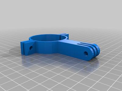 Action cam bracket for Hase Lepus 48mm