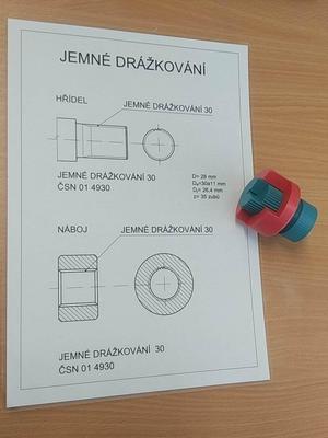 Jemné drážkování