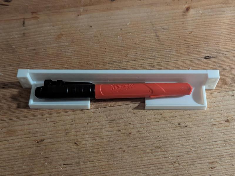 Permanent Marker Shelf for Sharpies, etc.
