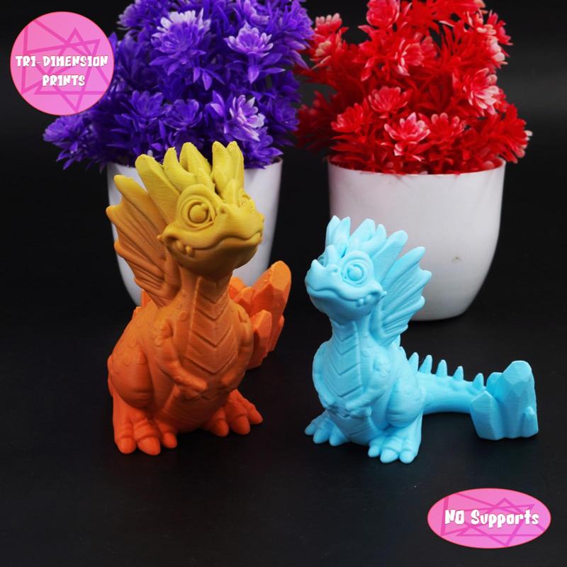 Ice Dragon  (No Supports)