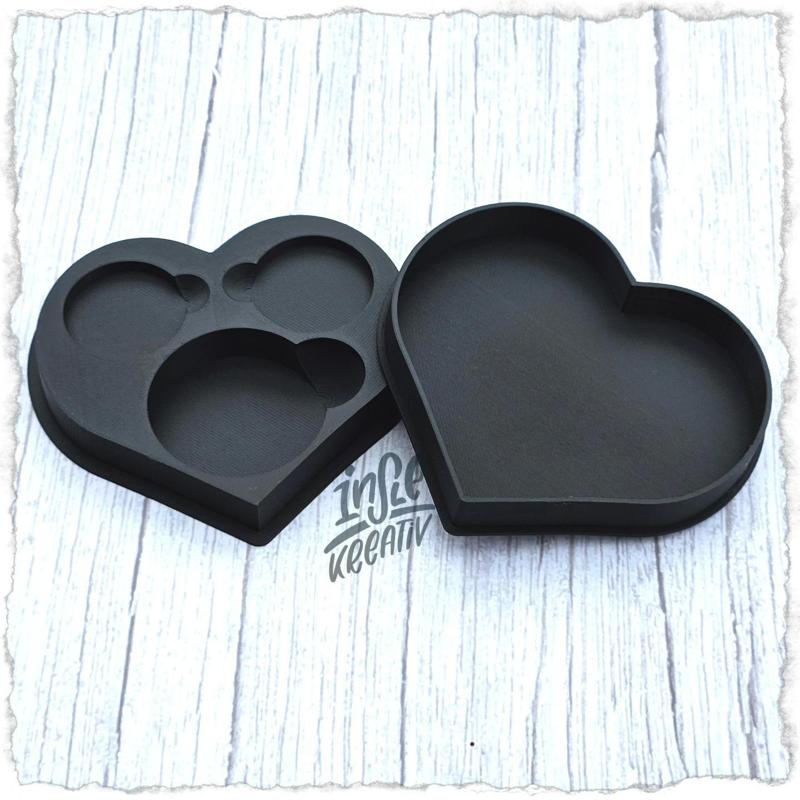 Buttonbox bag holder heart