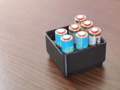 Gridfinity - A23S battery holder - 1x1 - 9x