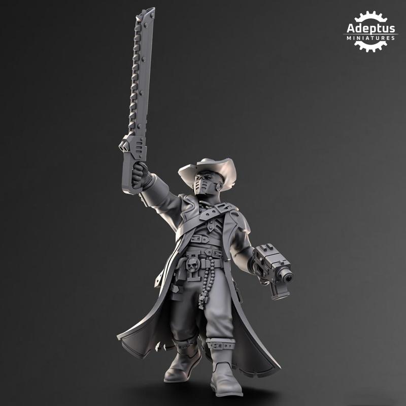 Inquisitor Ravena. Pose 2. Imperial Guard