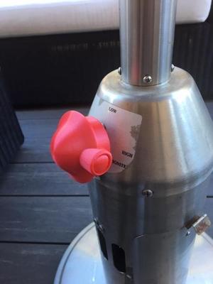 Pit Droid outdoor heater knob