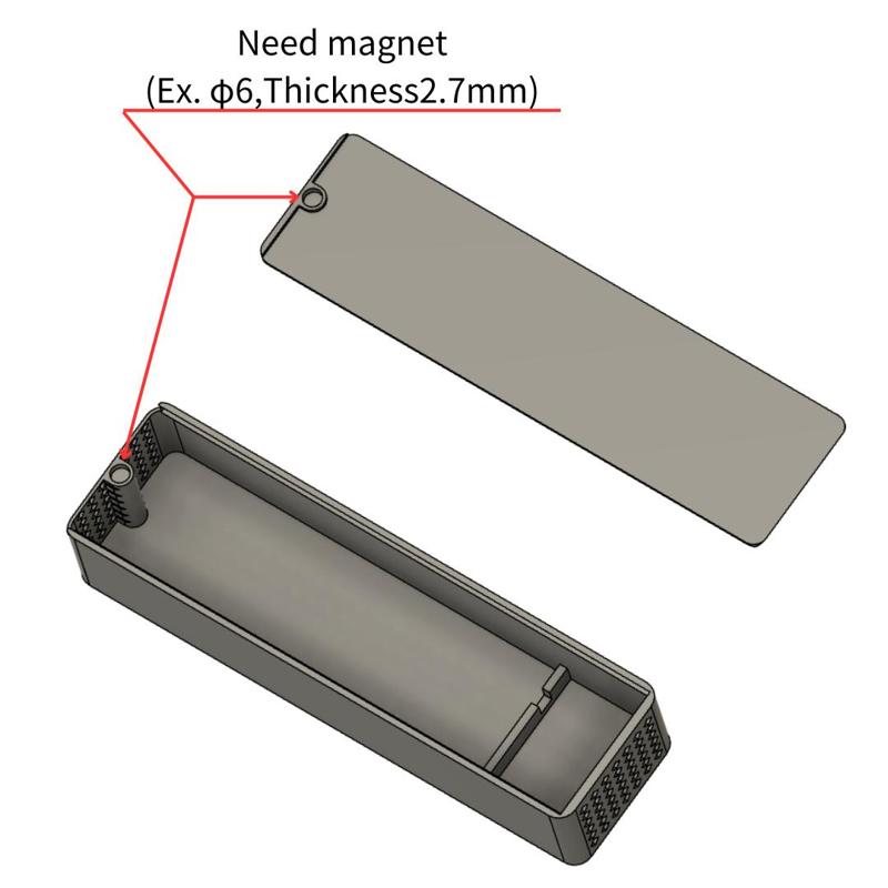 Slide-in Toothbrush and Toothpaste Case