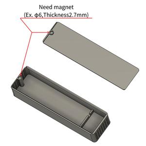 Slide-in Toothbrush and Toothpaste Case