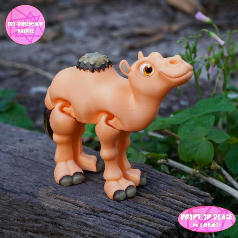 PRINT IN PLACE CUTE FLEXI CAMEL