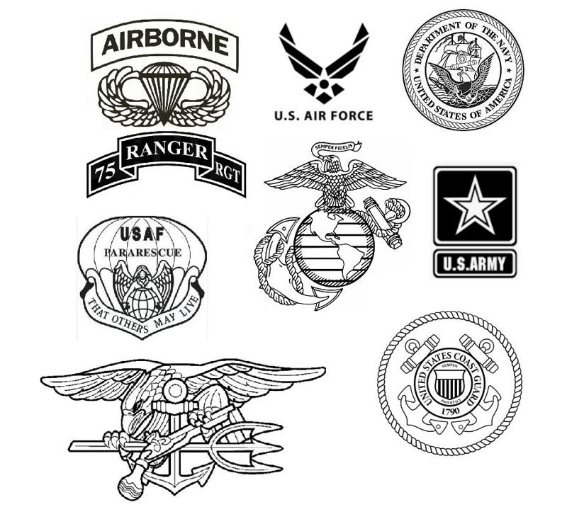 U.S. Military Switch Plates (All Branches)