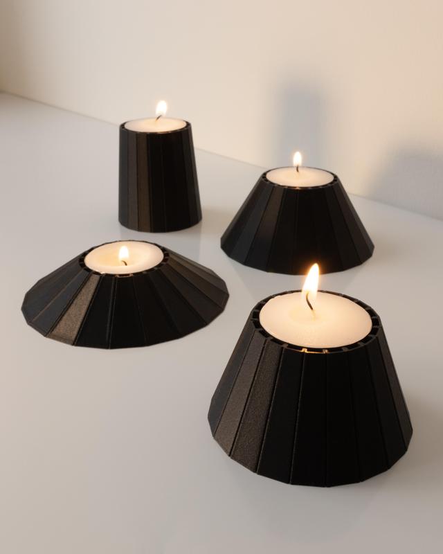 PLEIADES Tealight Set // 4 Candle Holders