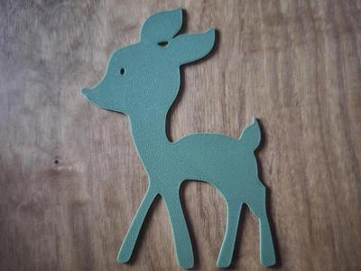Deer model for the wall