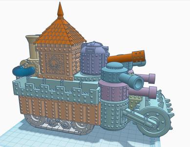 Retro Space Ork Battlefortress