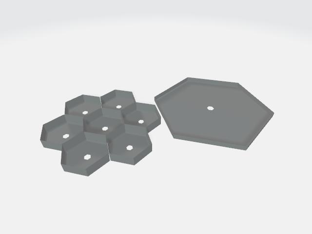 hexagon flower