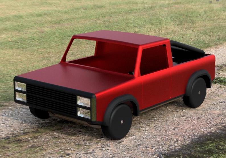 1:24 Scale Drift Truck STR1