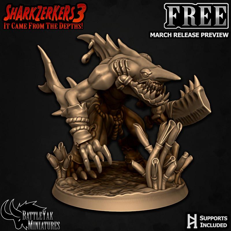 Sharkzerkers III Free Files - March Release Preview