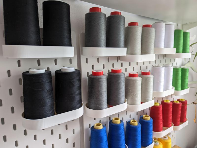 Ikea Skadis Tray for Thread Cones (Overlock/Serger)