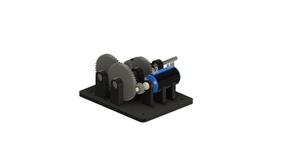 Speedo track Gear Box with Potentiometer