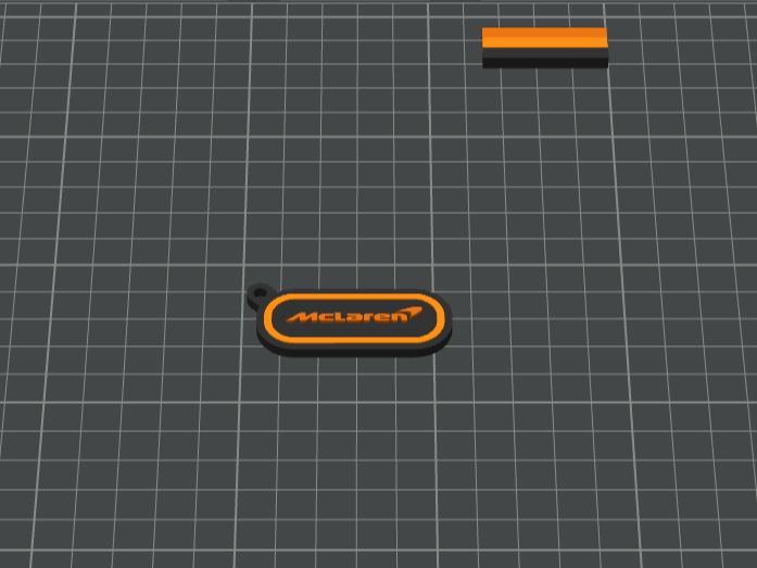 McLaren logo keychain