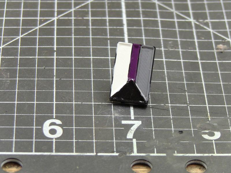Demi Aro Ace Pride Enamel pin