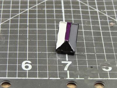 Demi Aro Ace Pride Enamel pin