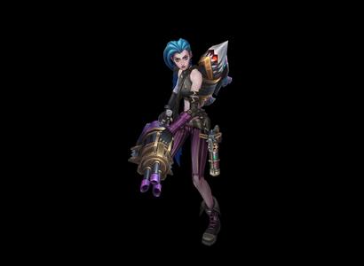 Arcane Enemy Jinx League of Legends 3D print model