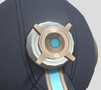 Freminet - Genshin Impact - Helmet Accessories Back Side [ 3D File .stl ]