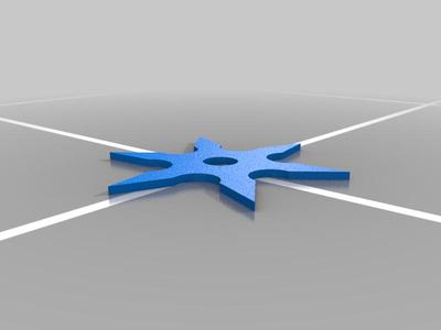 6 Sided Star 1/8"