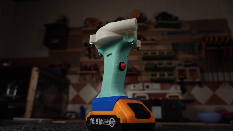 turbo blower with hand grip