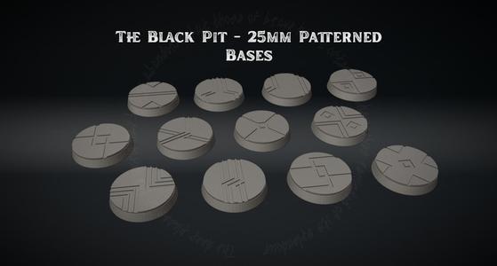 The Black Pit - 25mm Infantry Bases