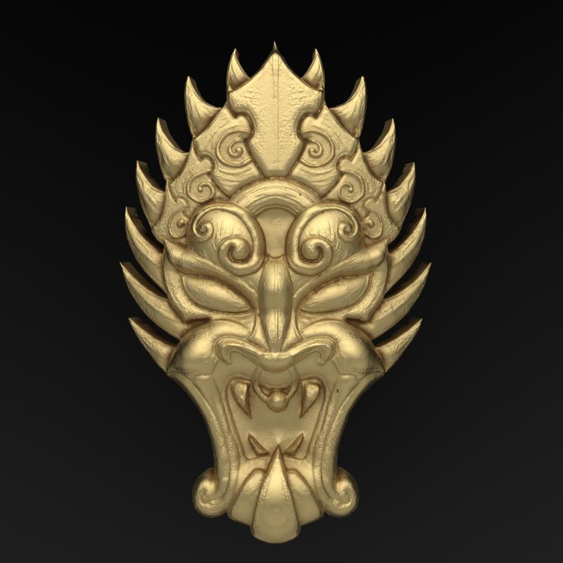Chaos shield tribal design