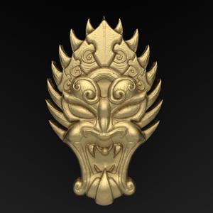 Chaos shield tribal design