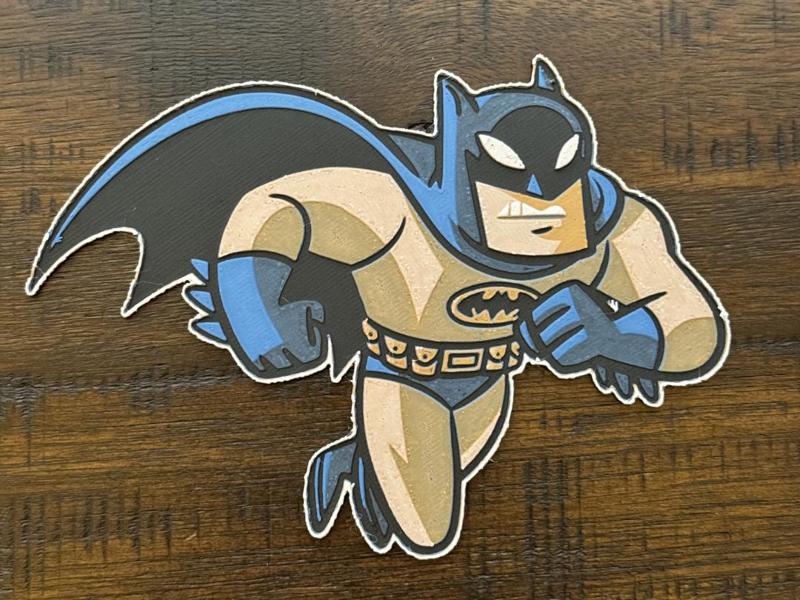 HueForge Batman Character