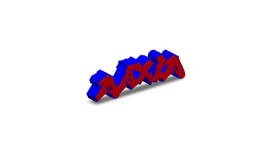 Maxim personalized graffiti name tag
