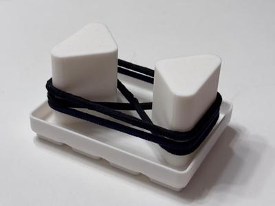 Gridfinity Hair Tie (Hair Band) Holder 1.5x2