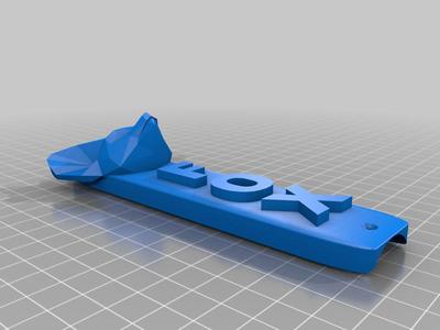 Low Poly Fox Staff Totem BSA