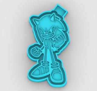 Sonic 181636 - freshie mold - STL for silicone mold